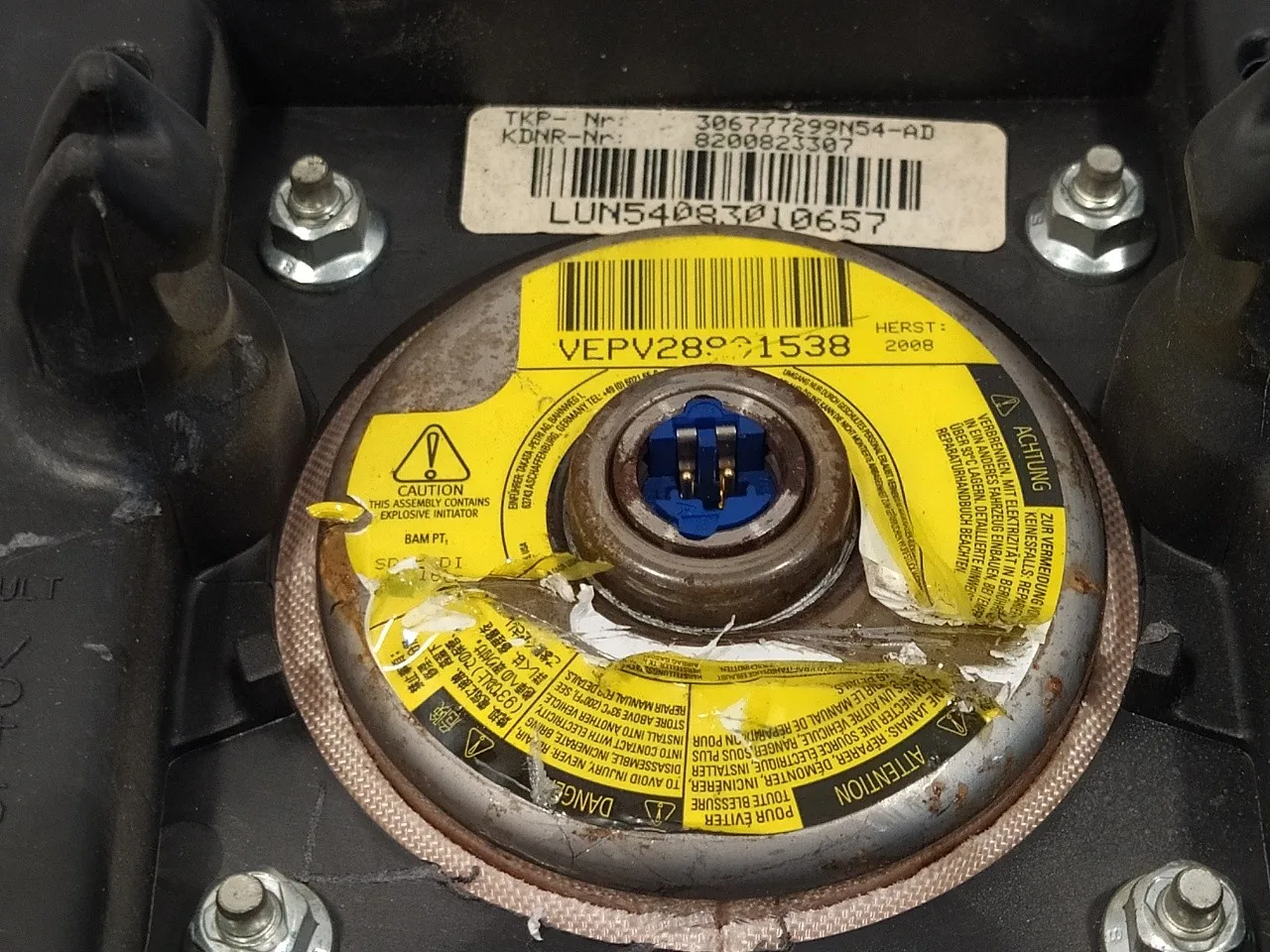 Airbag Delantero Izquierdo para Dacia Sandero