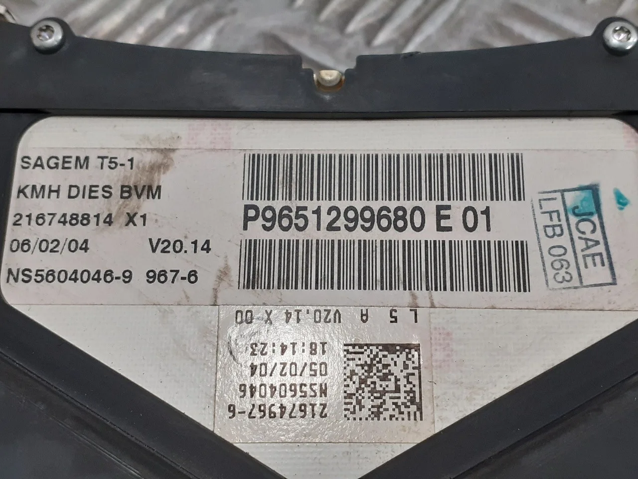 Cuadro Instrumentos para Peugeot 307 (S1)