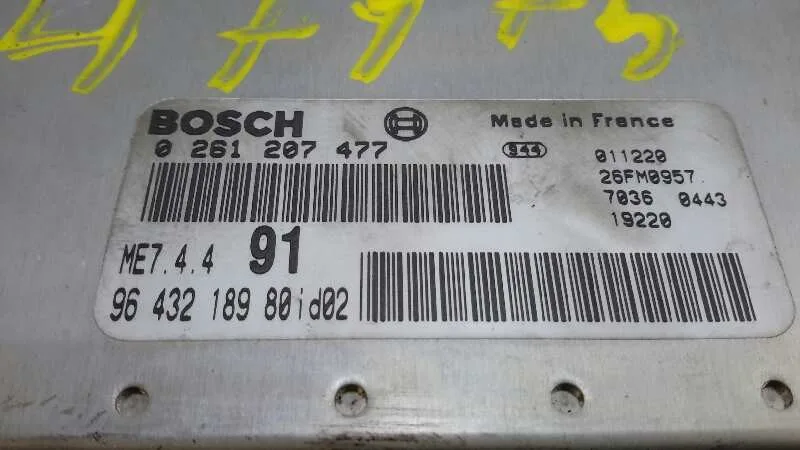 Centralita Motor Uce para Peugeot 206 Cc