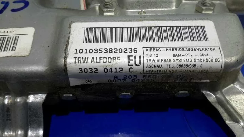 Airbag Lateral Delantero Izquierdo para Mercedes-Benz Clase C (W203) Berlina