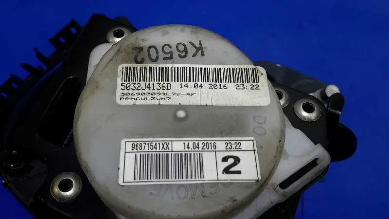 Cinturon Seguridad Trasero Izquierdo para Citroën C4 Ii (Nc_)