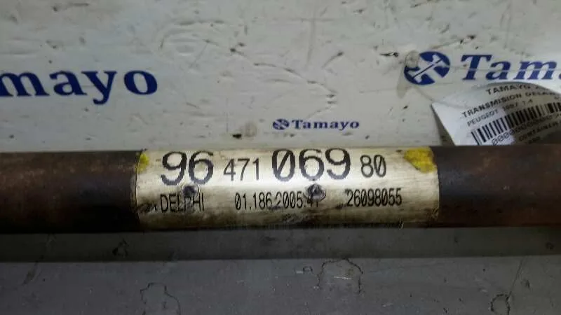 Transmision Delantera Izquierda para Peugeot 1007