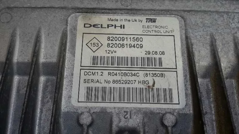 Centralita Motor Uce para Renault Clio Iii
