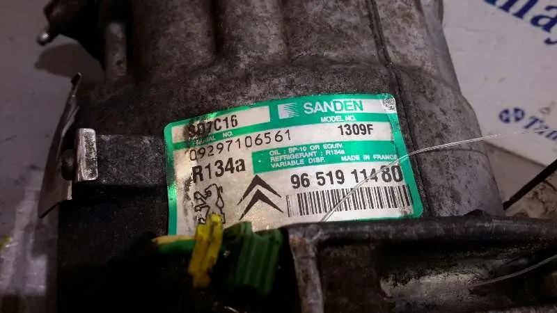 Compresor Aire Acondicionado para Peugeot 307 Berlina (S2)