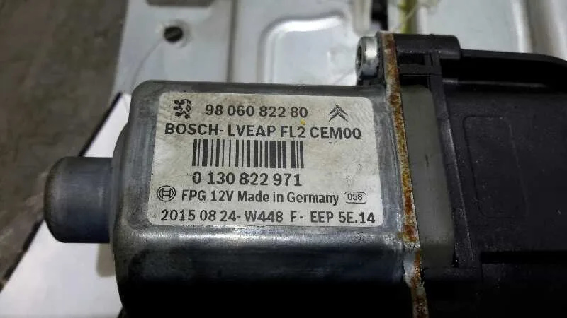Elevalunas Trasero Izquierdo para Peugeot 2008 (--.2013->)
