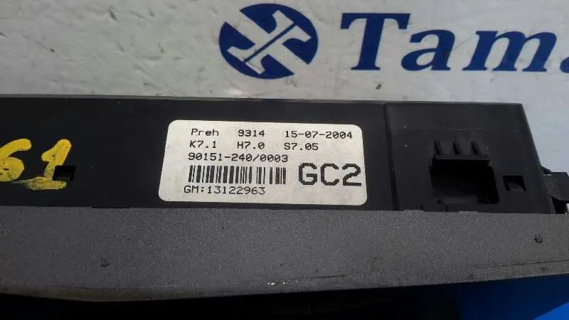 Mando Climatizador para Opel Astra H Ber.