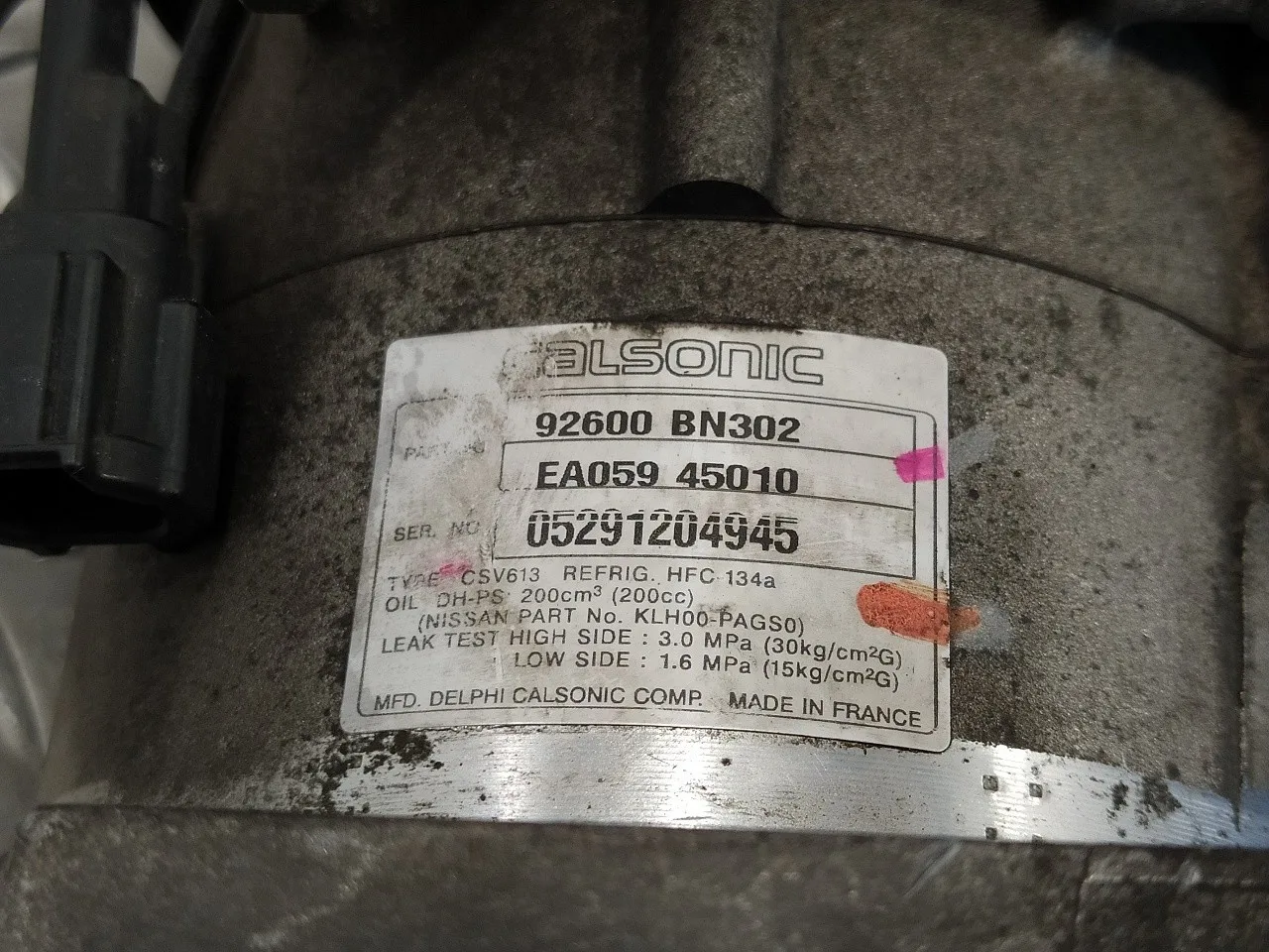 Compresor Aire Acondicionado para Nissan Almera (N16/E)