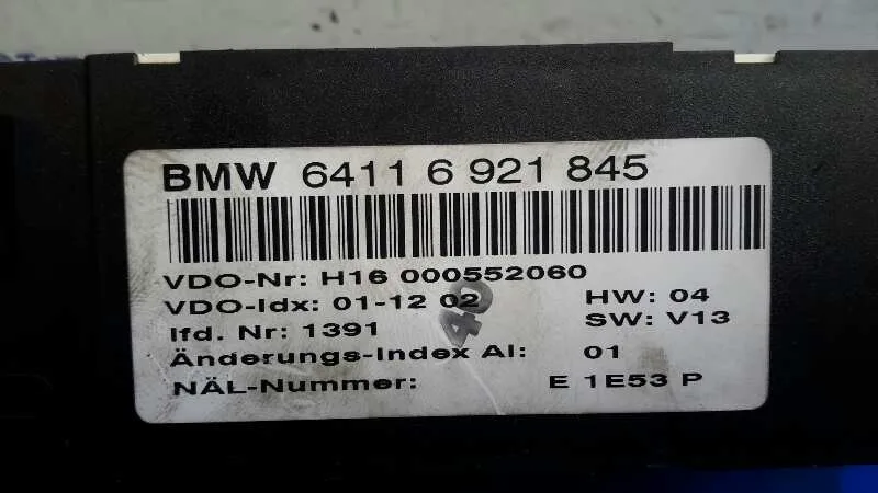 Mando Calefaccion / Aire Acondicionado para Bmw Serie 3 Touring (E46)