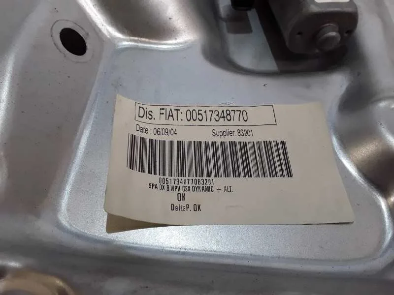 Elevalunas Delantero Derecho para Fiat Idea (135)