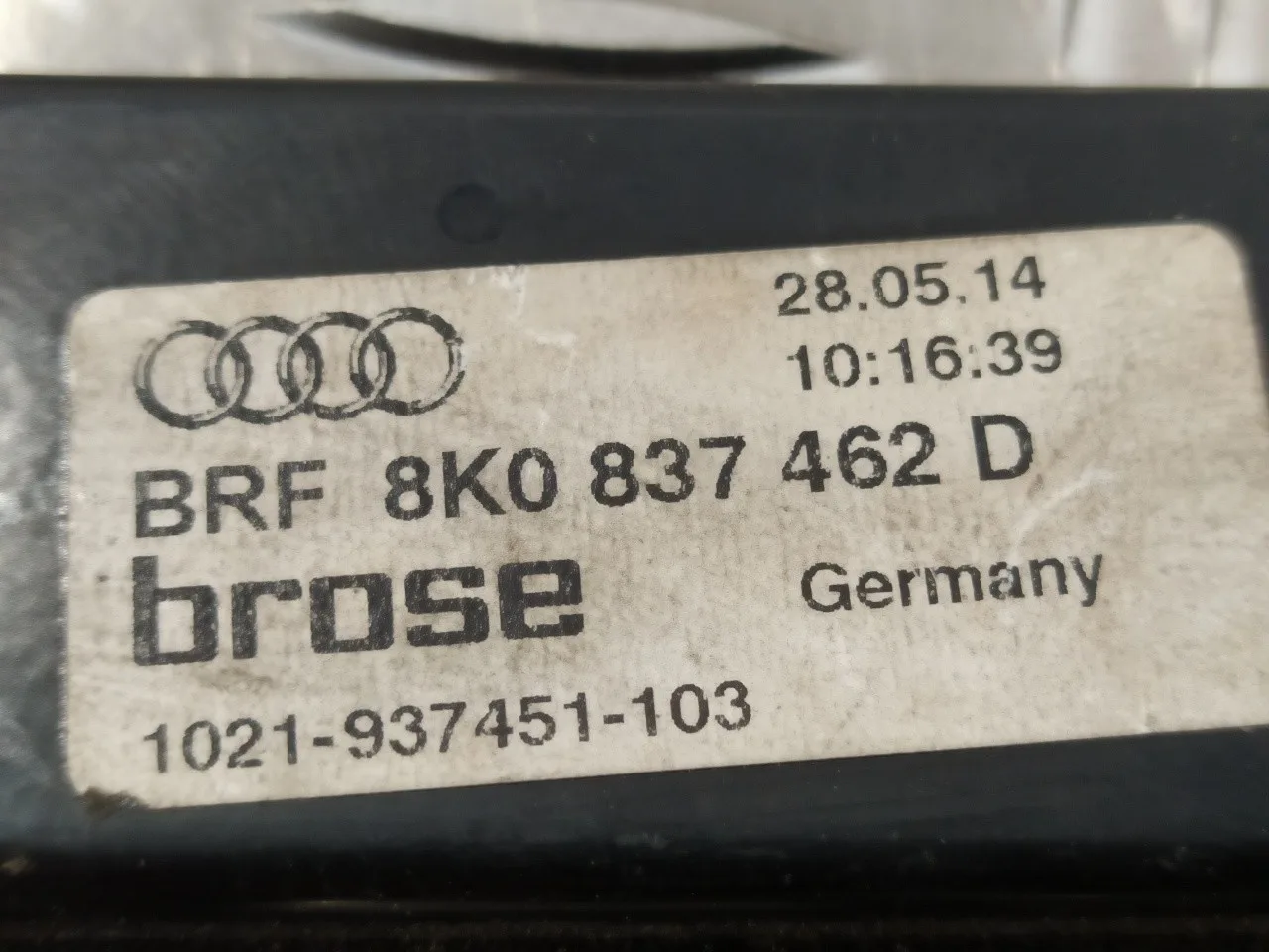 Elevalunas Delantero Derecho para Audi A4 Avant (8W5)