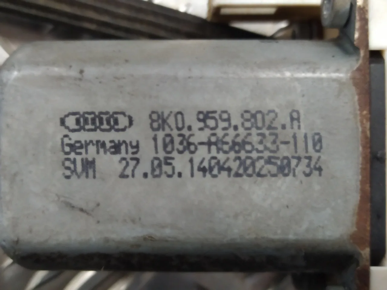 Elevalunas Delantero Derecho para Audi A4 Avant (8W5)