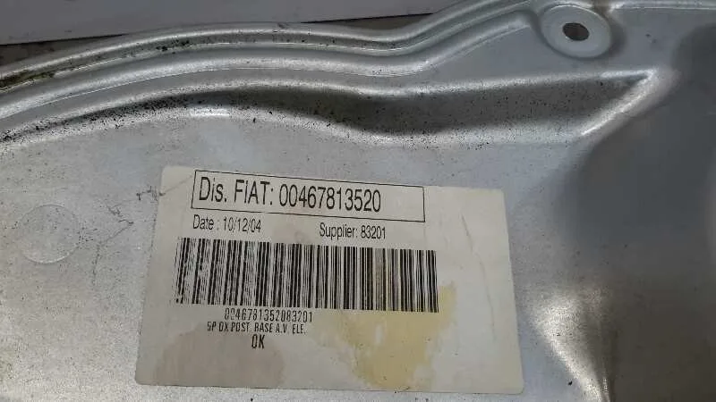 Elevalunas Trasero Derecho para Fiat Stilo Multi Wagon (192)
