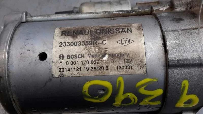 Motor Arranque para Nissan Qashqai (J11)