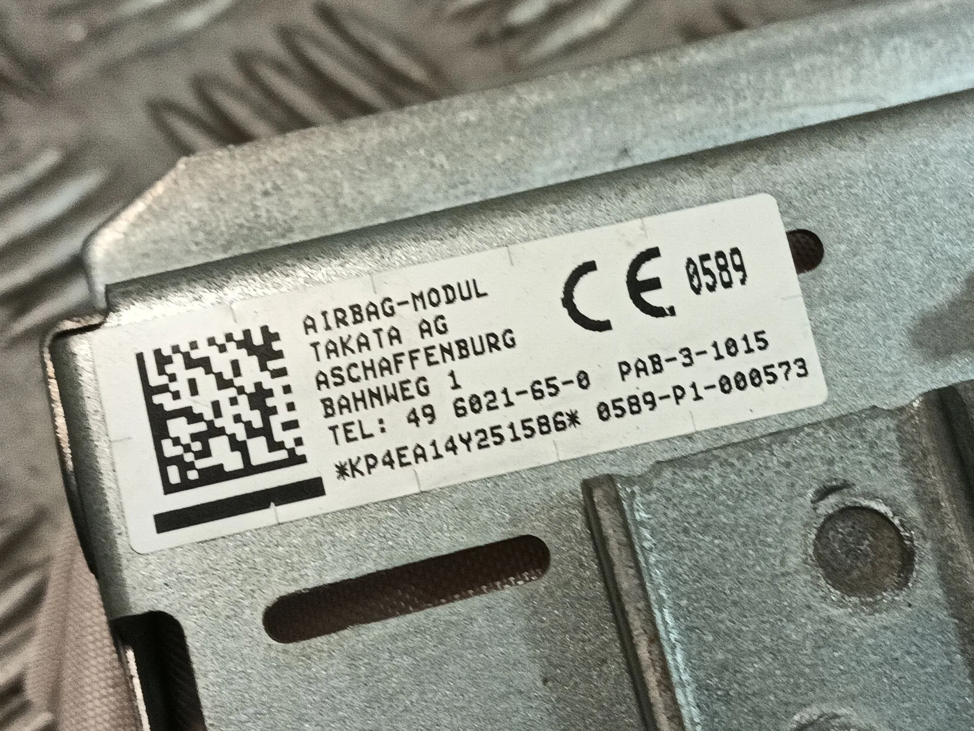 Airbag Delantero Derecho para Nissan Qashqai (J11)