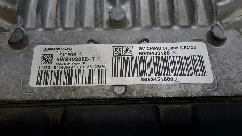 Centralita Motor Uce para Citroën C2