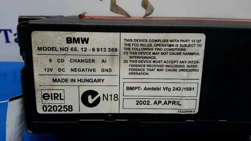 Sistema Audio / Radio Cd para Bmw Serie 3 Touring (E46)