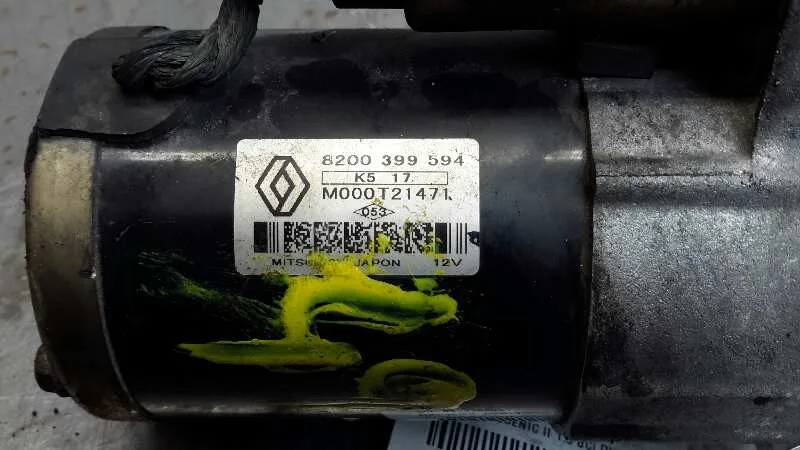Motor Arranque para Renault Scenic Ii