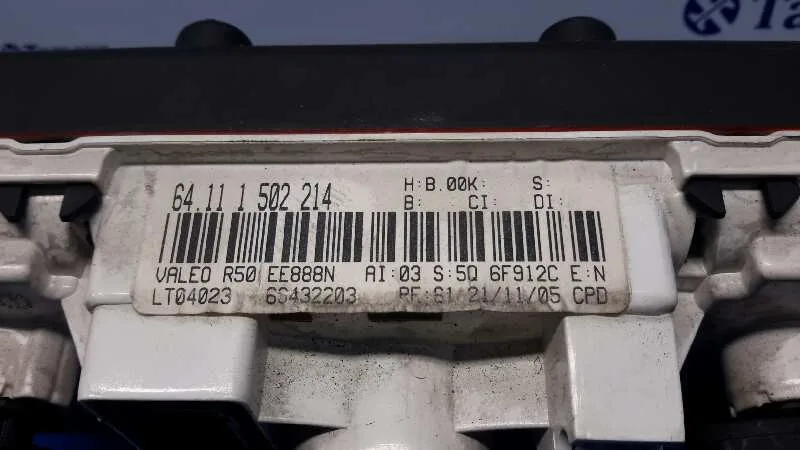 Mando Calefaccion / Aire Acondicionado para Bmw Mini (R50,R53)