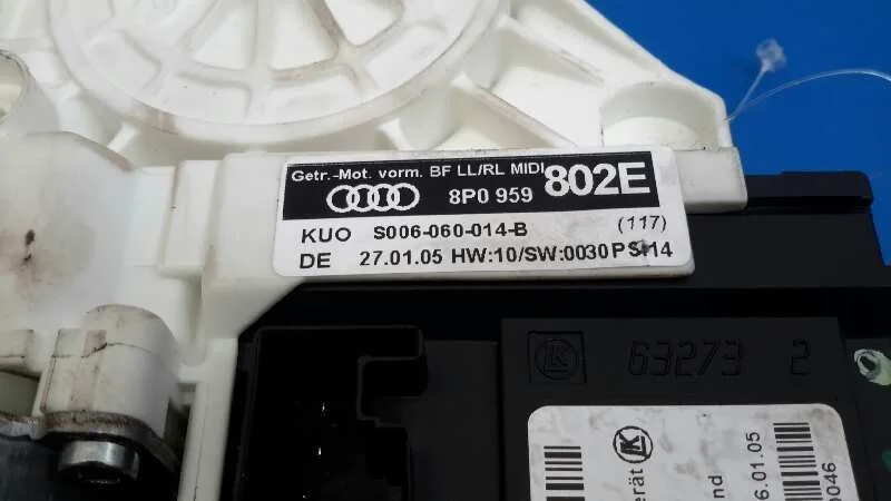 Motor Elevalunas Delantero Derecho para Audi A3 (8P)