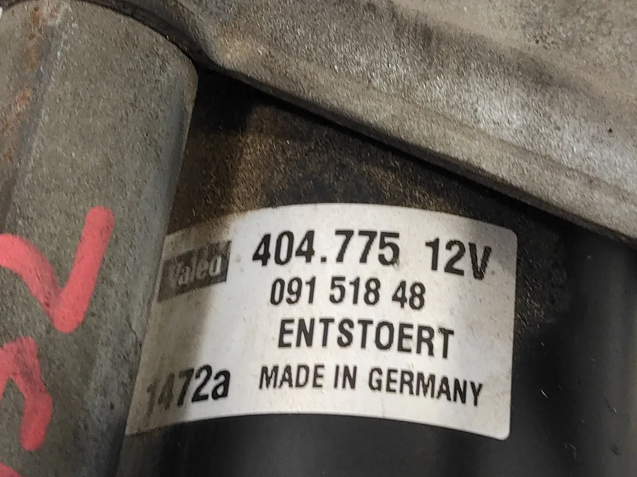 Motor Limpia Delantero para Volvo S80 Berlina