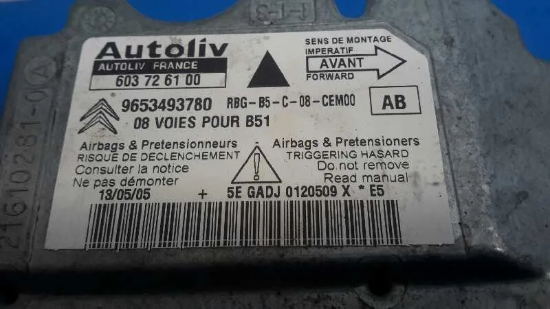 Centralita Airbag para Citroën C4 Berlina