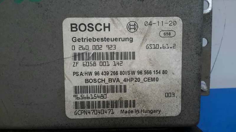 Centralita Cambio Automatico para Citroën C5 Berlina