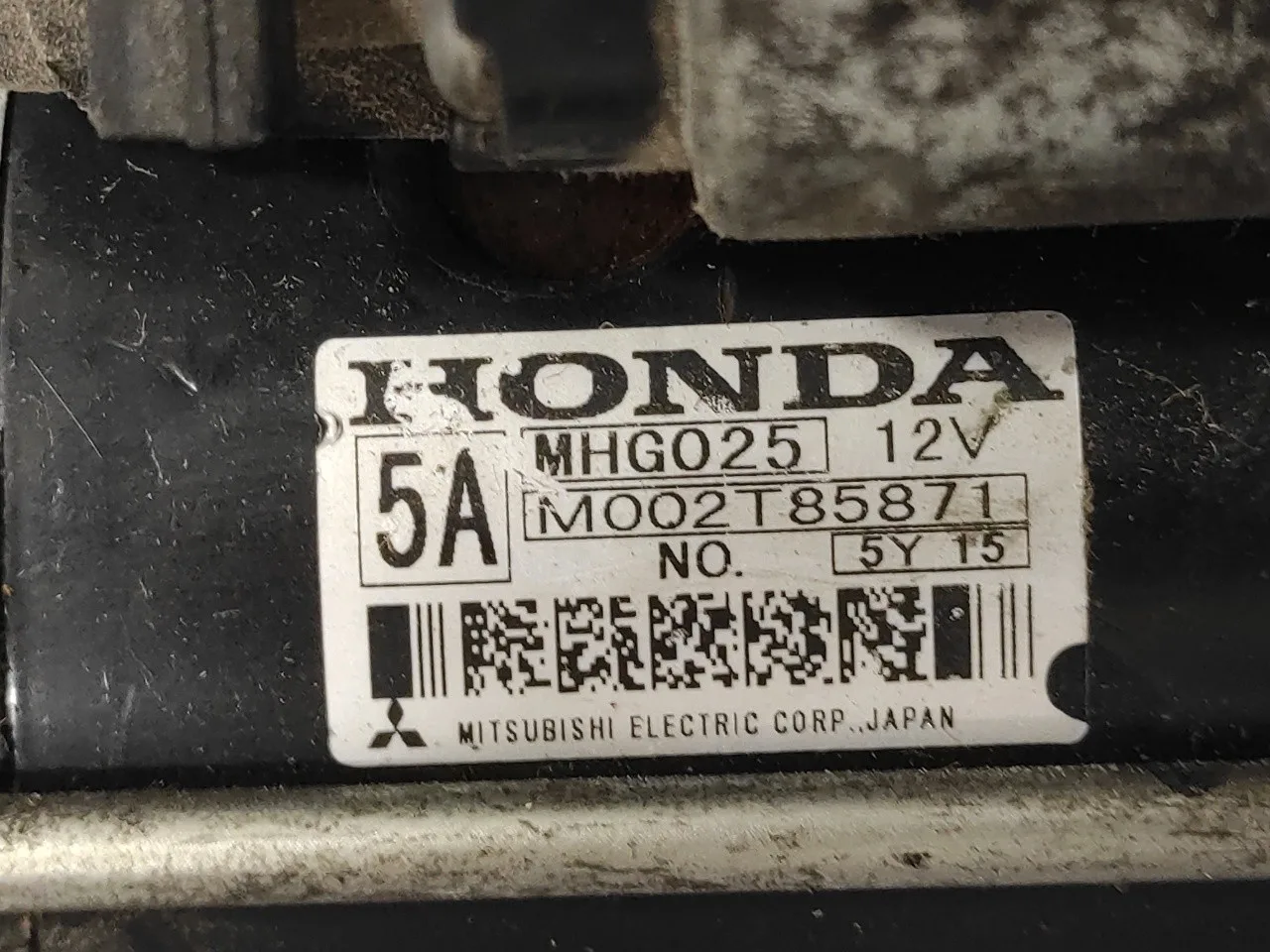 Motor Arranque para Honda Civic Berlina 5 (Fk)