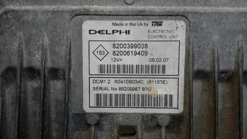 Centralita Motor Uce para Renault Clio Iii