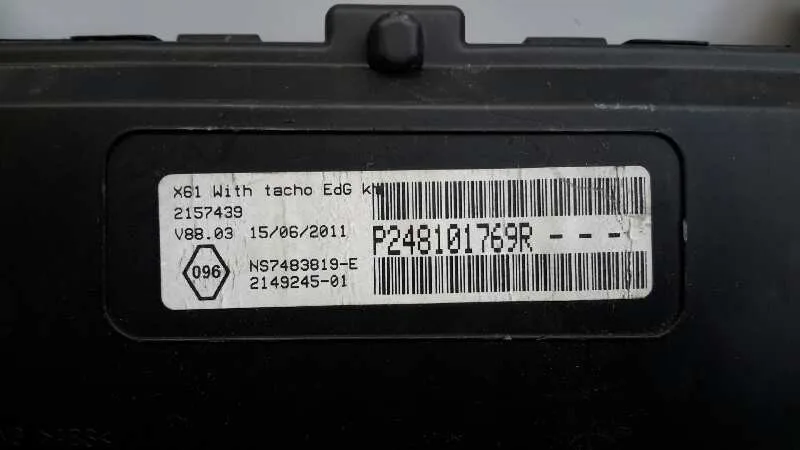 Cuadro Instrumentos para Renault Kangoo