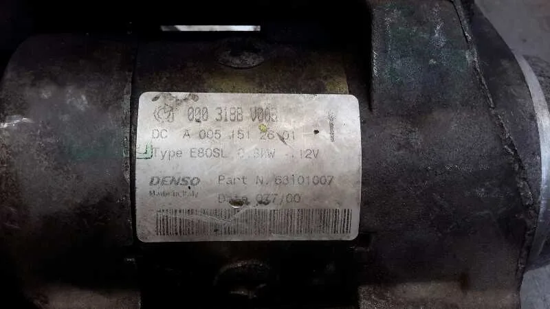Motor Arranque para Smart Micro Compact Car