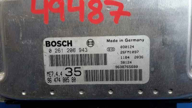 Centralita Motor Uce para Peugeot 307 (S1)