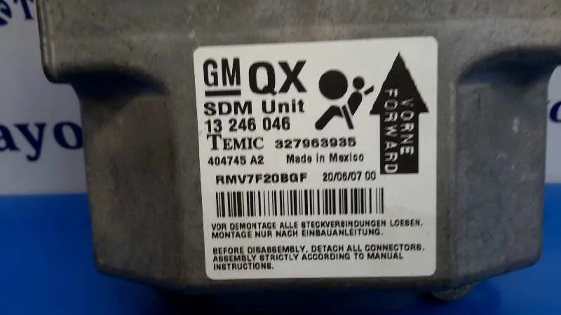 Centralita Airbag para Opel Zafira B