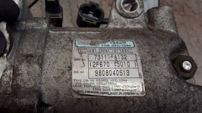 Compresor Aire Acondicionado para Subaru Impreza G10 (Gfc)