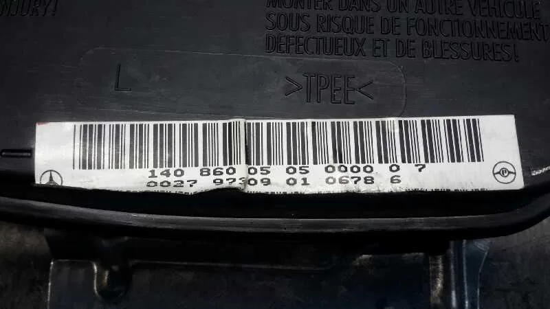 Airbag Lateral Izquierdo para Mercedes-Benz Clase S (W140) Berlina