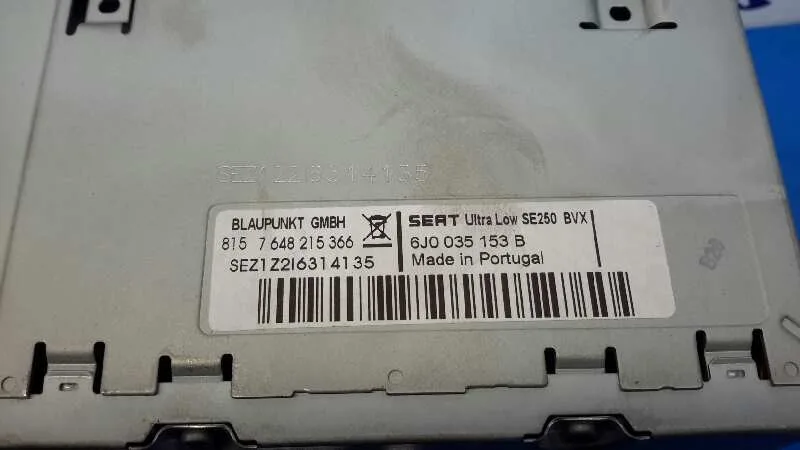 Sistema Audio / Radio Cd para Seat Ibiza (6J5)