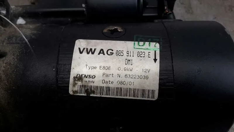 Motor Arranque para Volkswagen Polo Berlina (6N2)