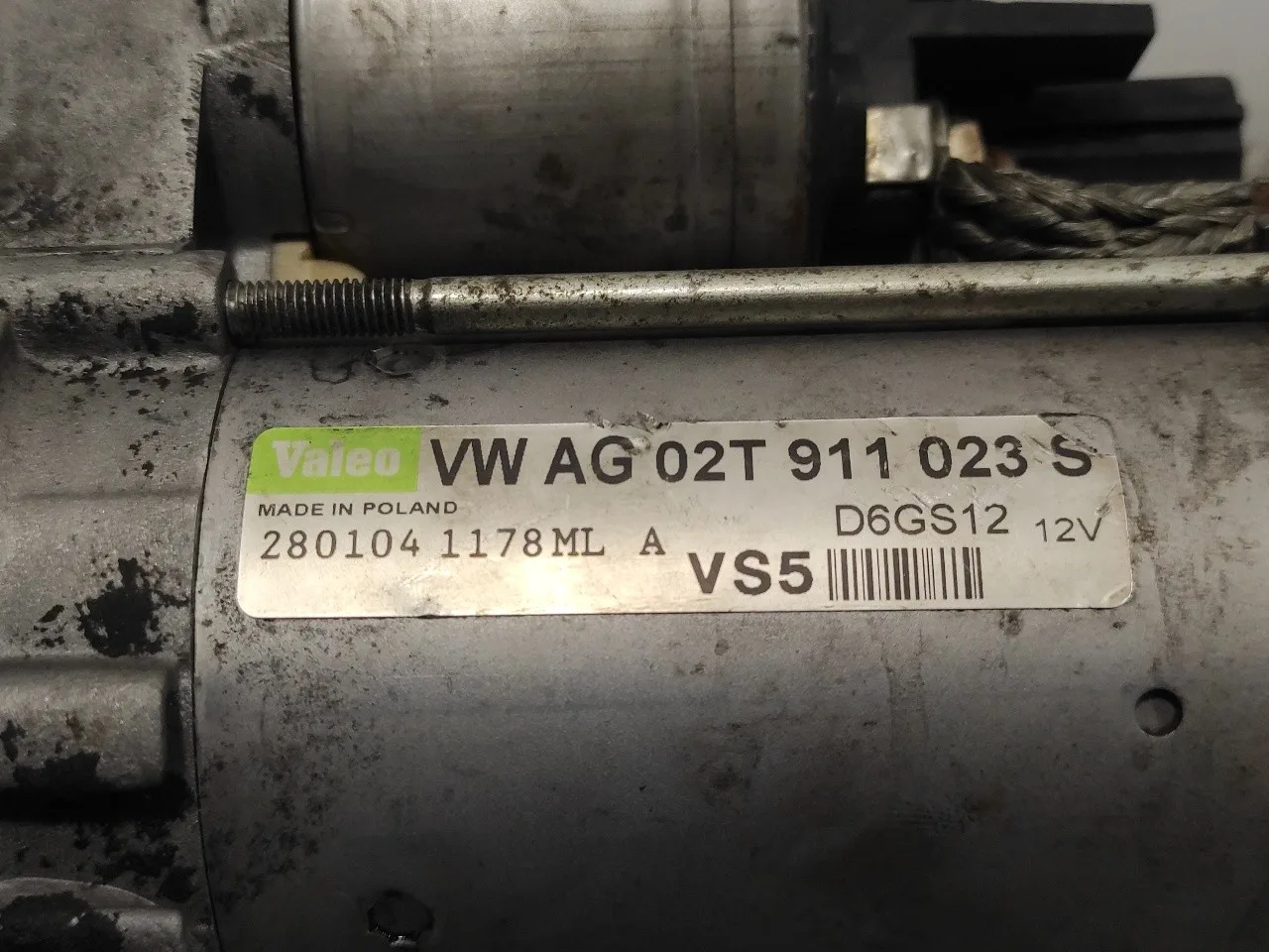 Motor Arranque para Volkswagen Golf V Berlina (1K1)