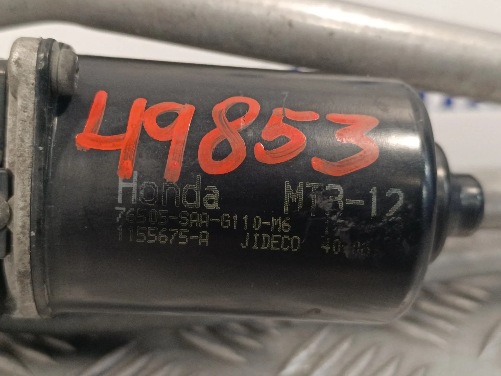 Motor Limpia Delantero para Honda Jazz (Gd1/5)