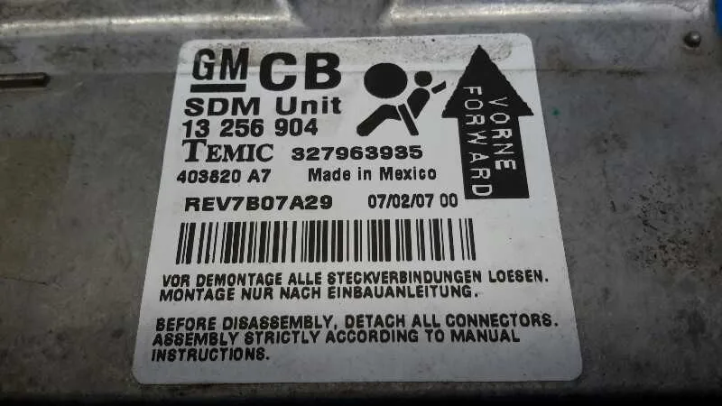 Centralita Airbag para Opel Corsa D