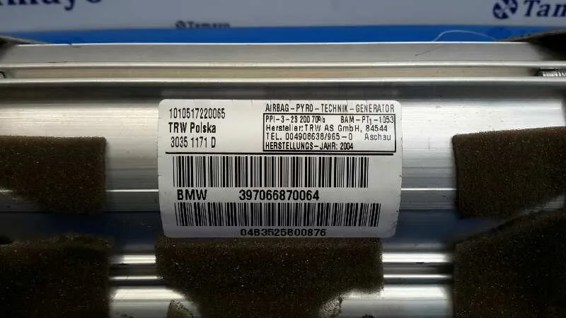 Airbag Delantero Derecho para Bmw Serie 1 Berlina (E81/E87)