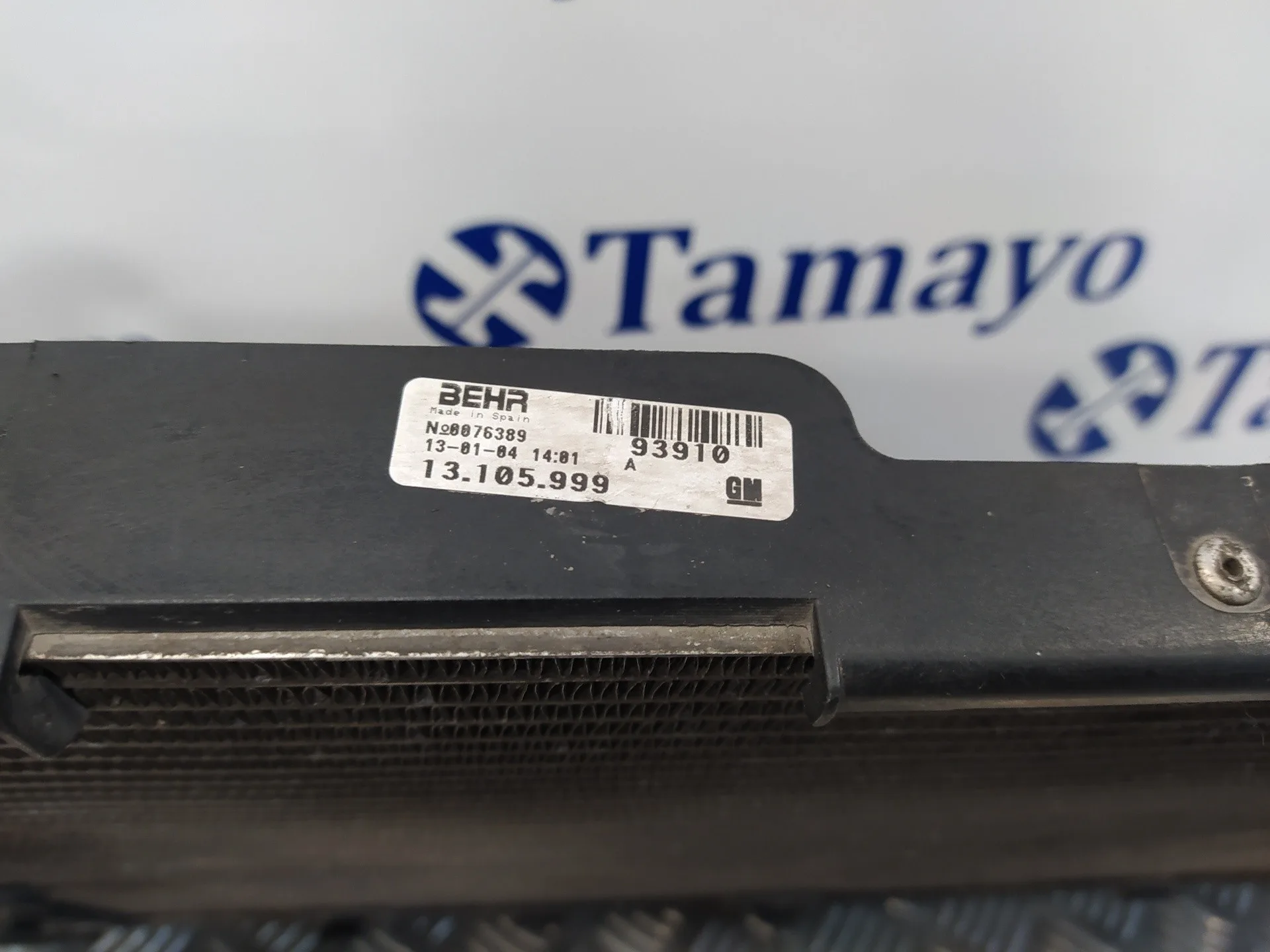 Condensador / Radiador Aire Acondicionado para Opel Corsa C