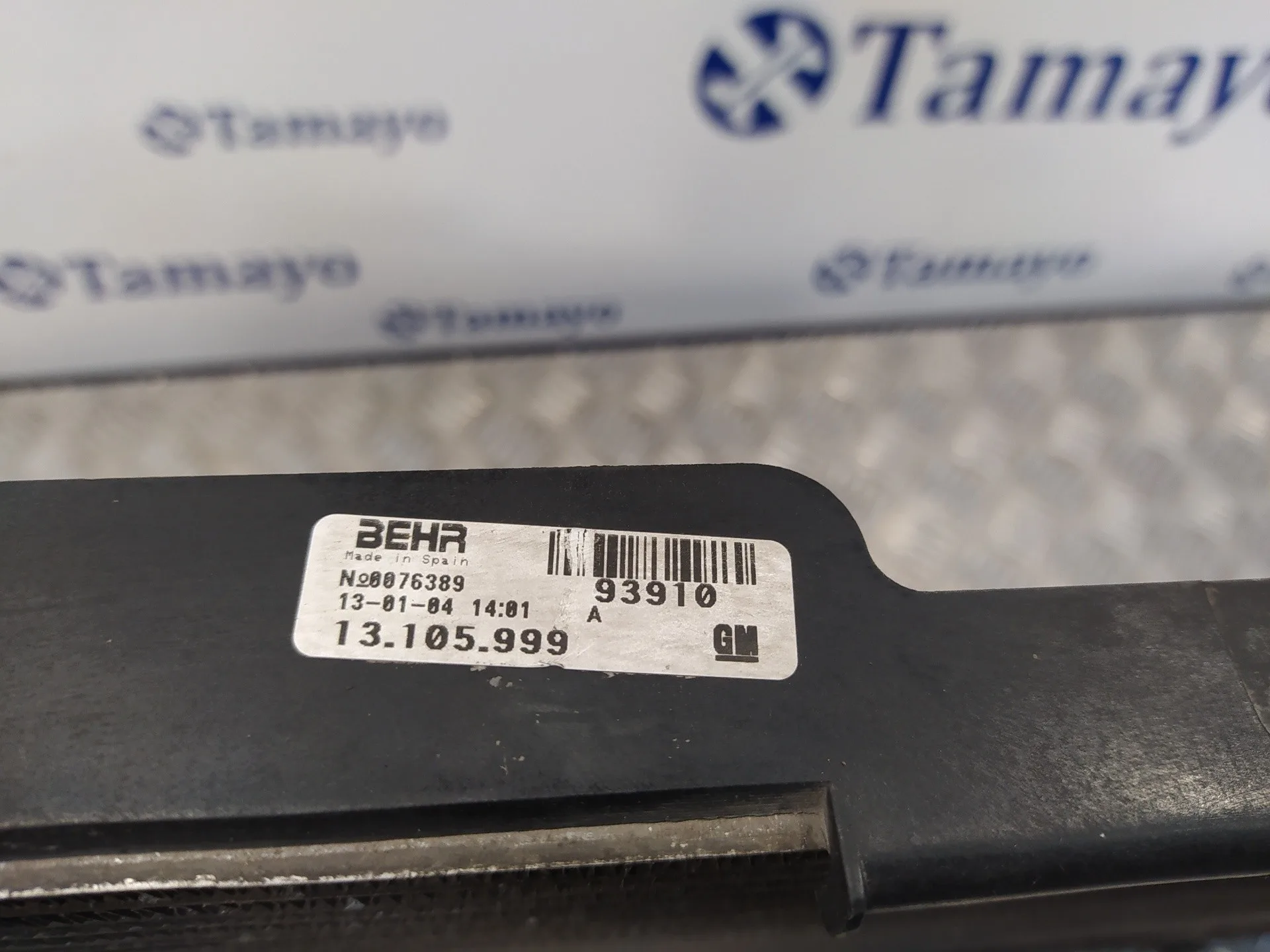 Condensador / Radiador Aire Acondicionado para Opel Corsa C