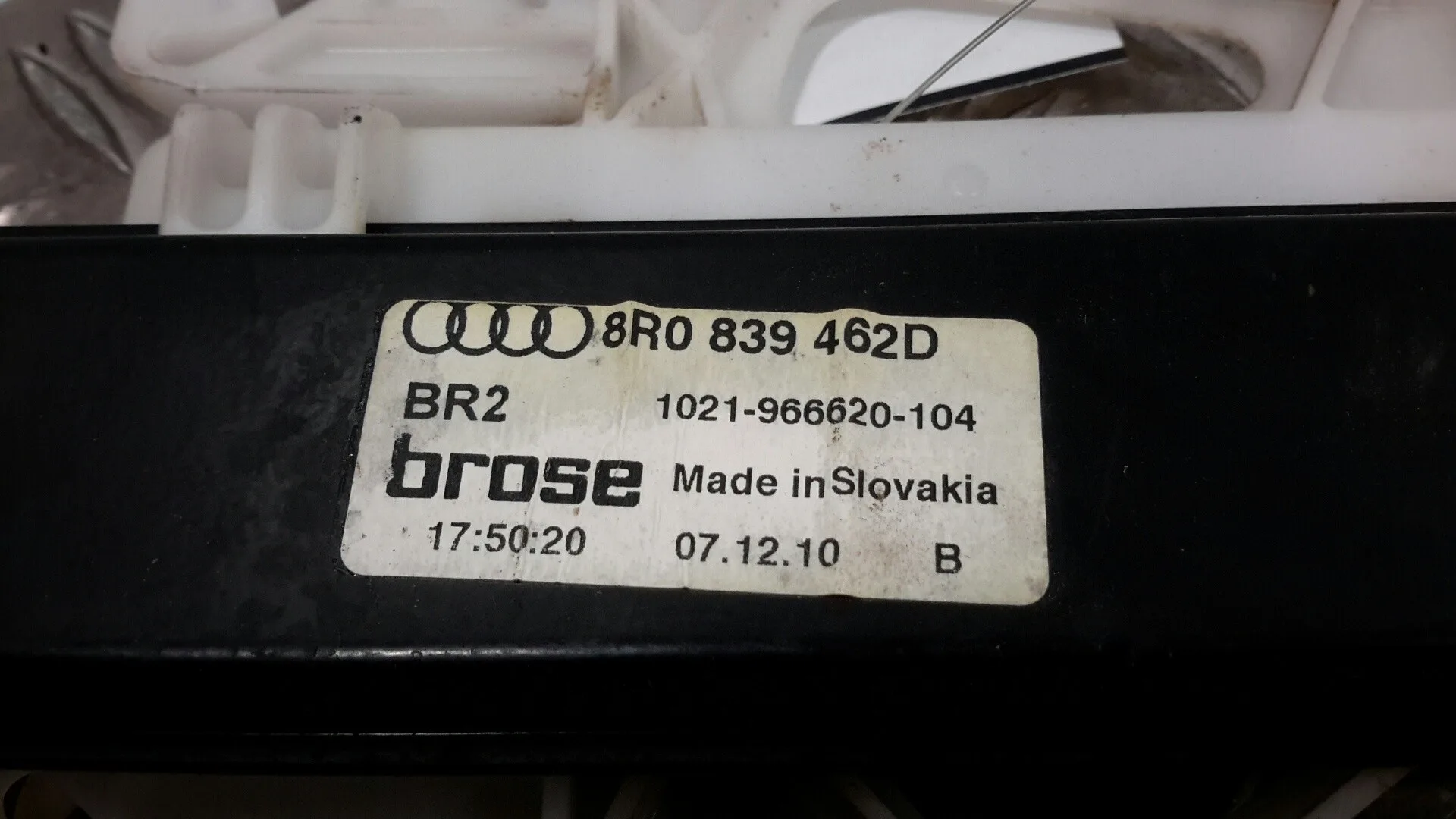 Elevalunas Trasero Derecho para Audi Q5 (8R)