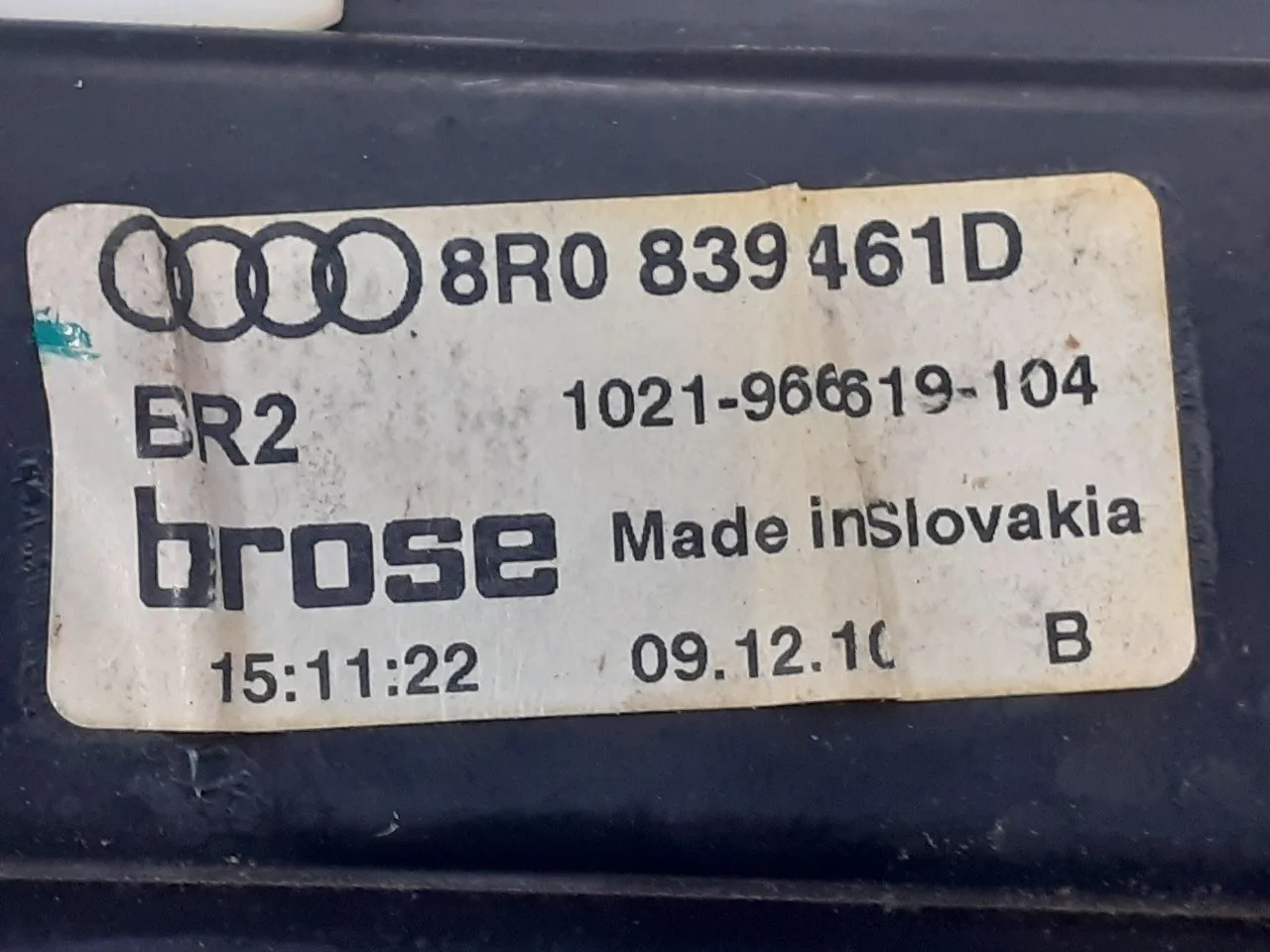 Elevalunas Trasero Izquierdo para Audi Q5 (8R)