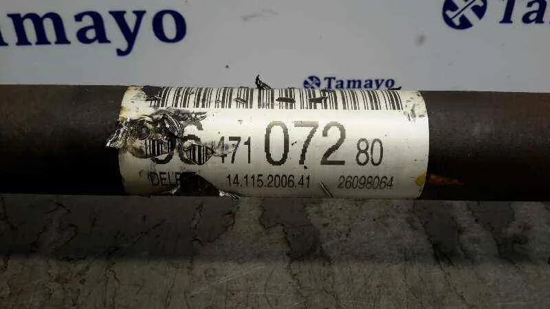 Transmision Delantera Derecha para Peugeot 1007