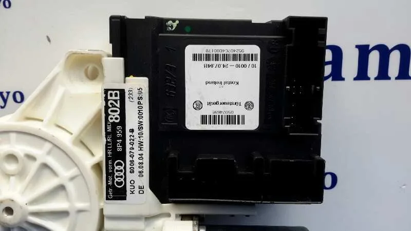 Motor Elevalunas Trasero Derecho para Audi A3 (8P)