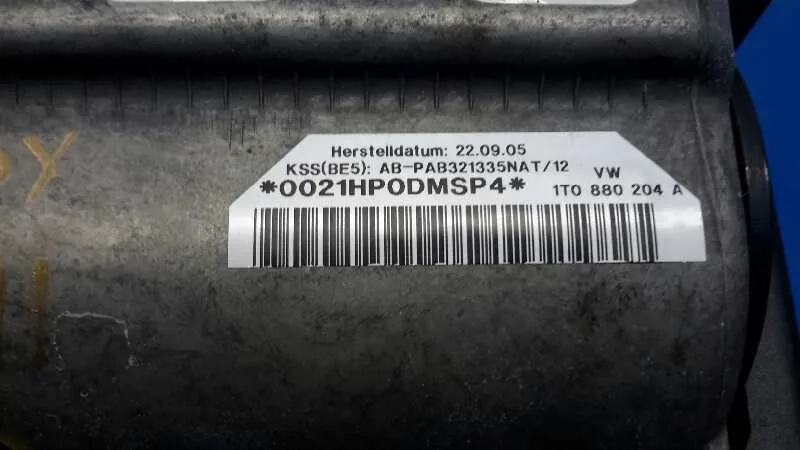 Airbag Delantero Derecho para Volkswagen Caddy Ka/Kb (2K)