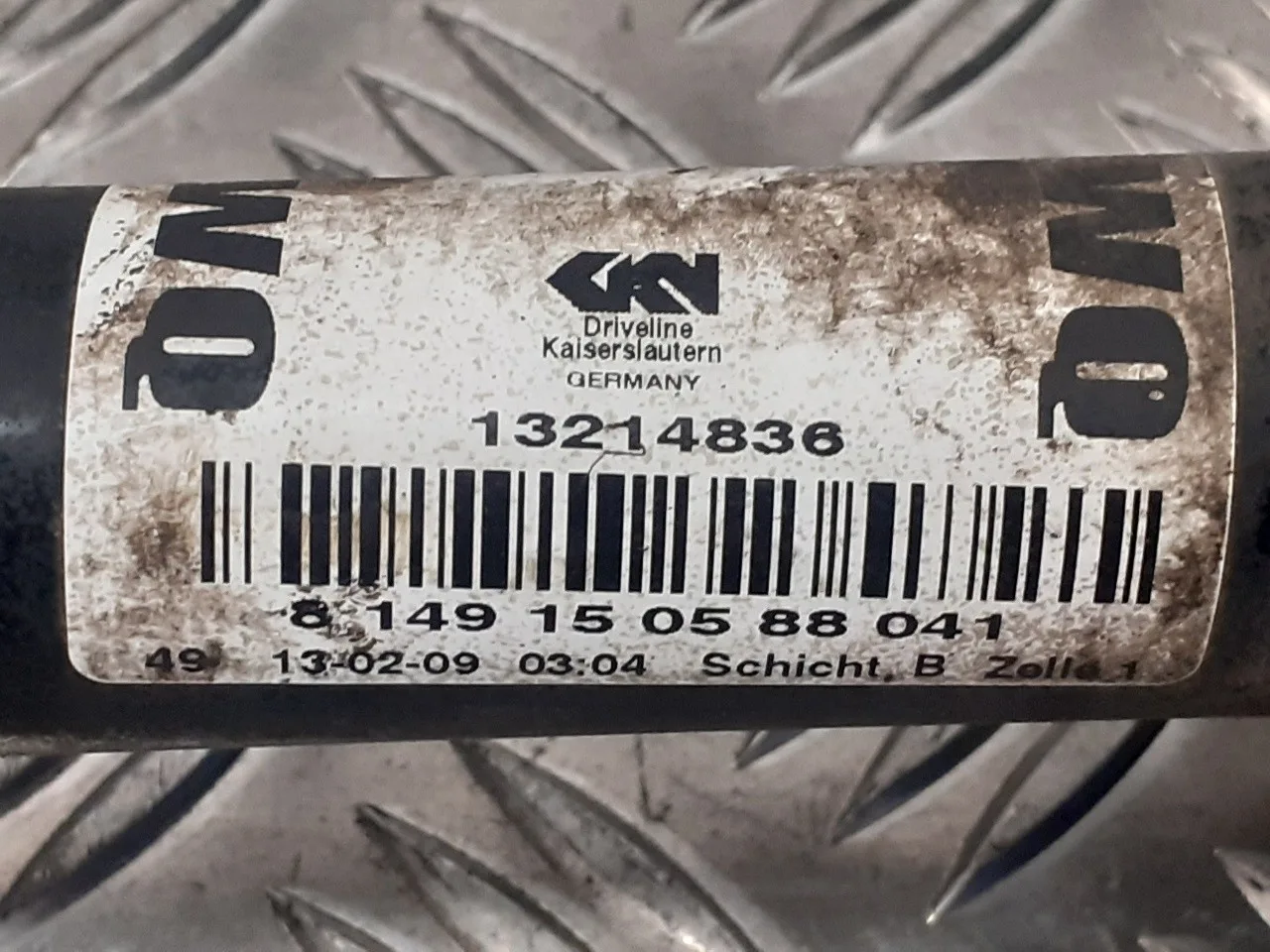 Transmision Delantera Izquierda para Opel Astra H Ber.