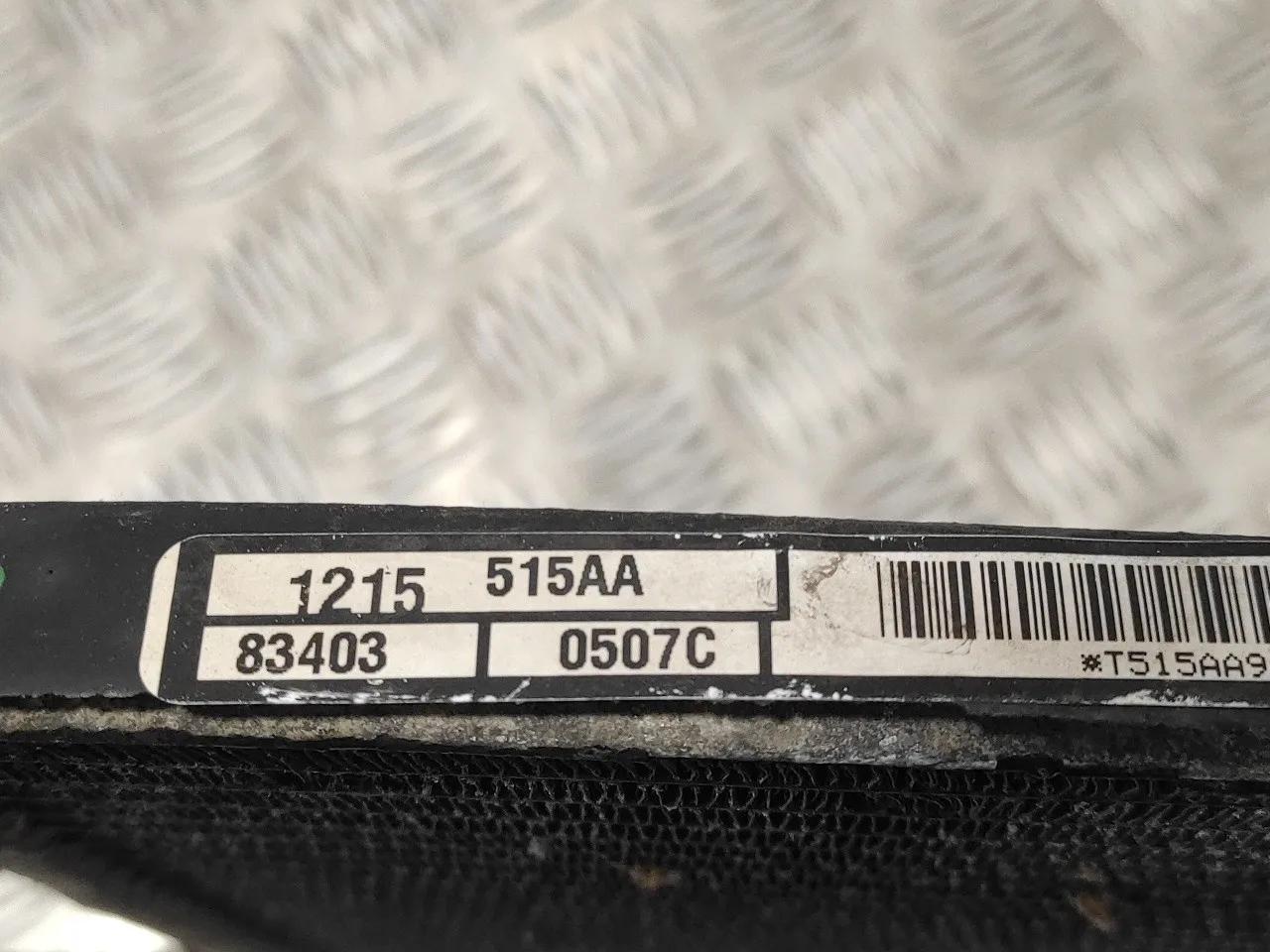 Condensador / Radiador Aire Acondicionado para Chrysler Jeep Compass