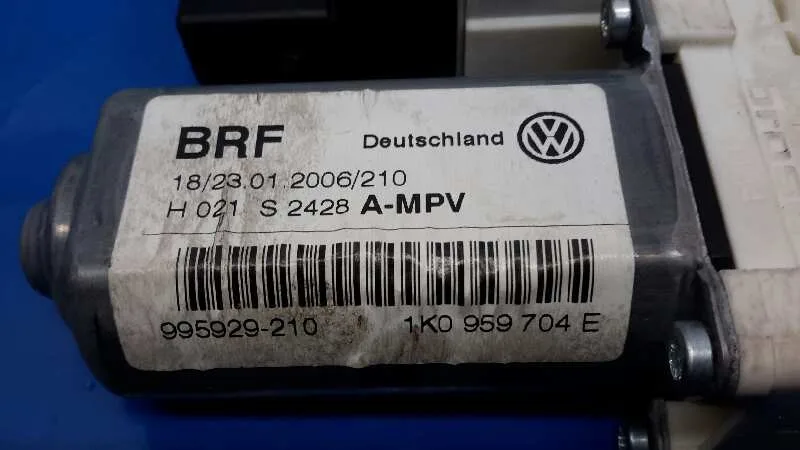 Motor Elevalunas Trasero Derecho para Volkswagen Touran (1T1)